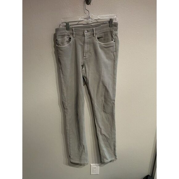 Faherty Mens Size 30 30x32 Stretch Terry Chino Pants Gray - Picture 1 of 7
